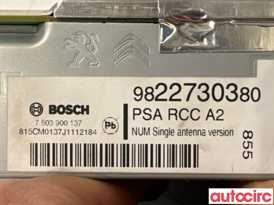 Bilstereo til Citroën Jumpy 2016-->> (Type III)  (CITROEN|1623807180|7503900137|9822730380)