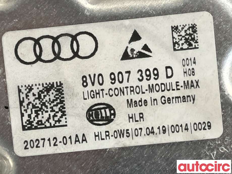 Styreenhet xenon/ballast til VW e-Golf 2017-2020 (Fase 2)  (VOLKSWAGEN|8V0907399D)