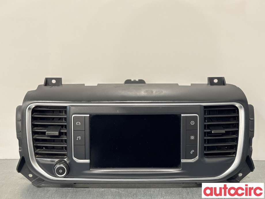 Multimedia display (MCU - Media Controller Unit) til Citroën Jumpy, 2016-->> (Type III) (CITROEN|9825031680)
