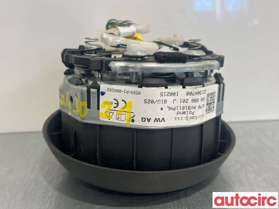 Airbag rattpute til VW e-Golf 2014-2017 (Fase 1)  (VOLKSWAGEN|5G0880201J|621304700|5G0880201AC)