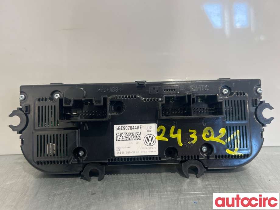 Varmeapparat betjening til VW e-Golf 2014-2017 (Fase 1)  (VOLKSWAGEN|5GE907044AE|)