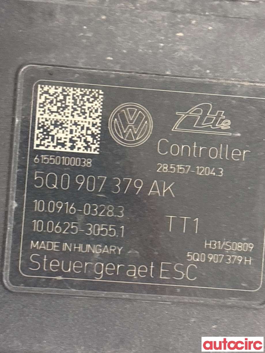 ABS sentral til VW e-Golf 2014-2017 (Fase 1)  (VOLKSWAGEN|5Q0614517AL|100916-03283)