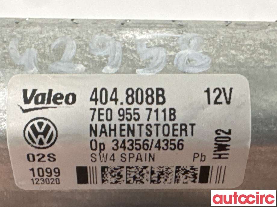 Viskermotor bakrute til VW Transporter / Caravelle 2019-->> (T6.1) (T6.1) (VOLKSWAGEN|7E0955711B|404808B|7LA955711B)