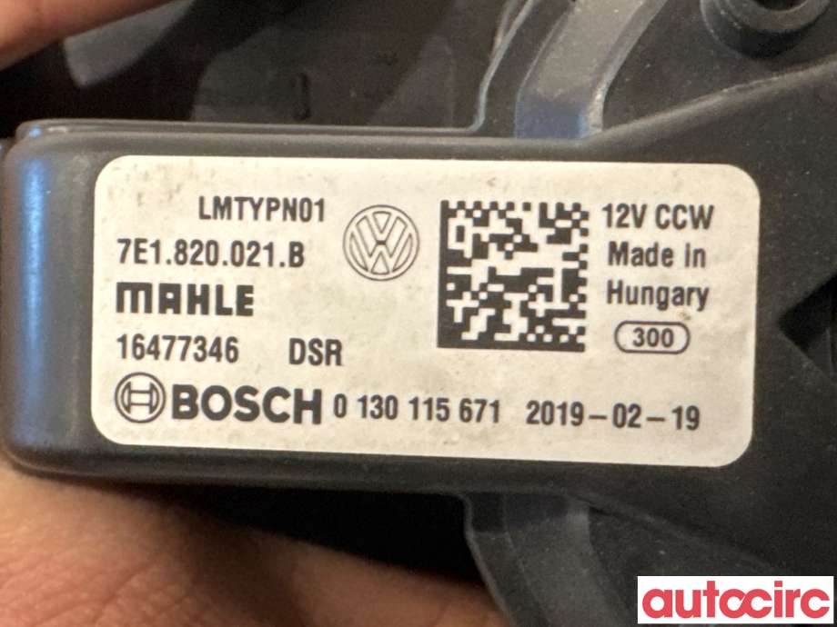 Varmeapparat motor til VW Transporter / Caravelle 2019-->> (T6.1) (T6.1) (VOLKSWAGEN|7E1820021B|0130115671)