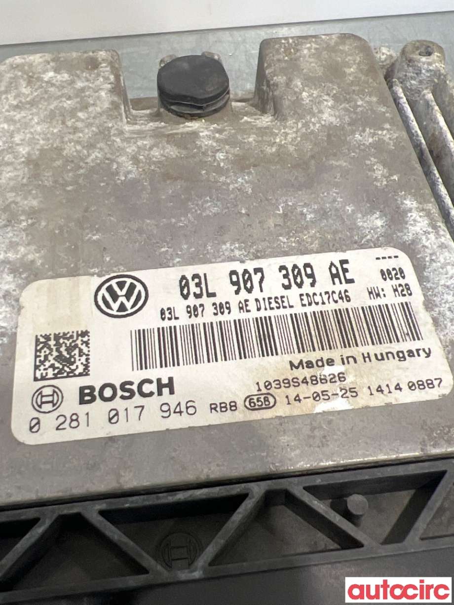 Styreenhet motor til VW Passat 2011-2015 (B7) (B7) (VOLKSWAGEN|03L906018PA|0281017946|03L907309AE)