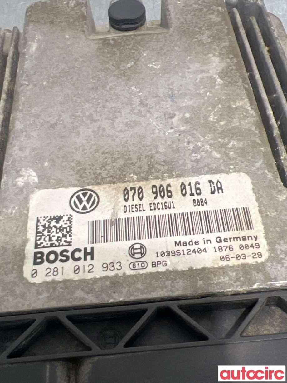 Styreenhet motor til VW Touareg 2003-2007 (Type I, Fase 1)  (VOLKSWAGEN|070906016DA|0281012933)