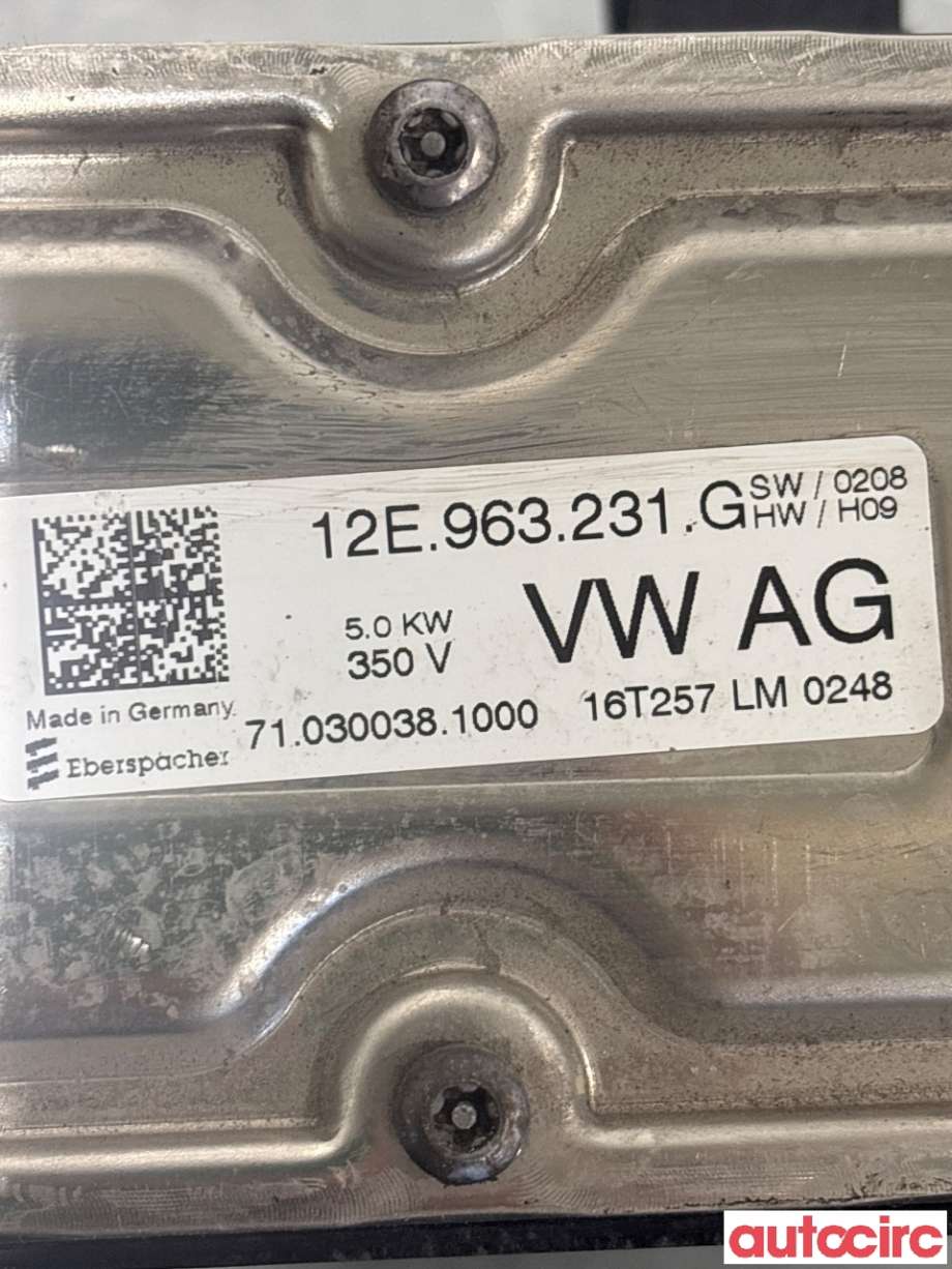 Motorvarmer elektrisk til VW e-Golf 2017-2020 (Fase 2) (VOLKSWAGEN|5QE819013AD|710300381000|12E963231G)
