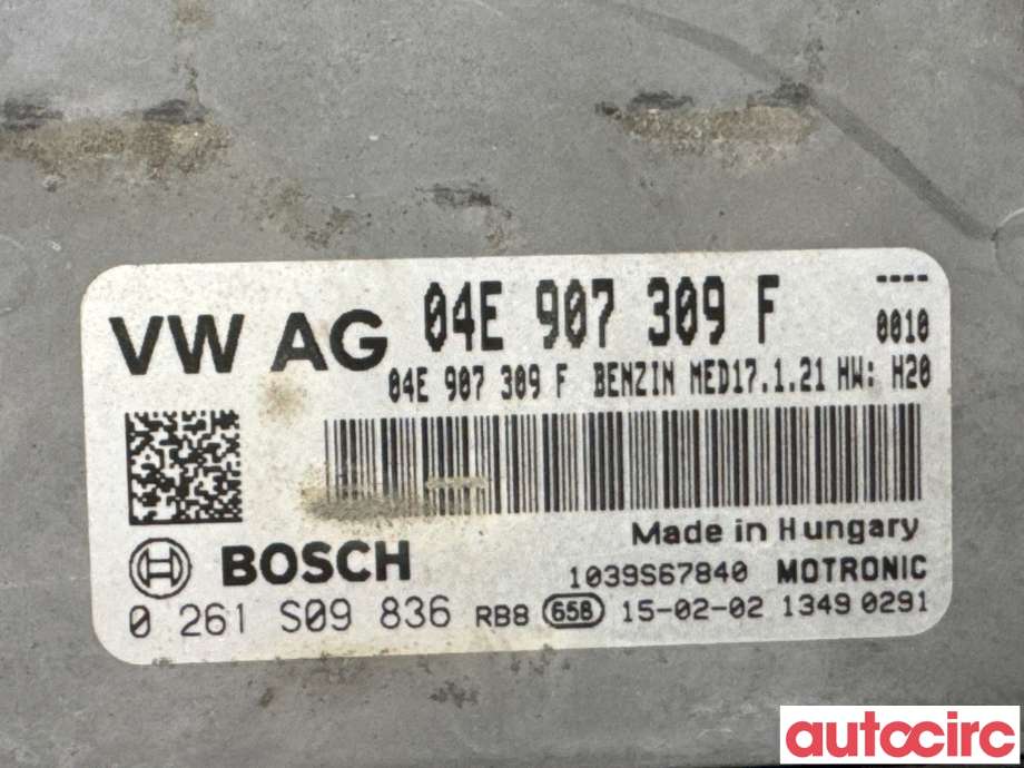 Styreenhet motor til VW e-Golf 2014-2017 (Fase 1)  (VOLKSWAGEN|04E906023M|0261S09836|04E907309F)