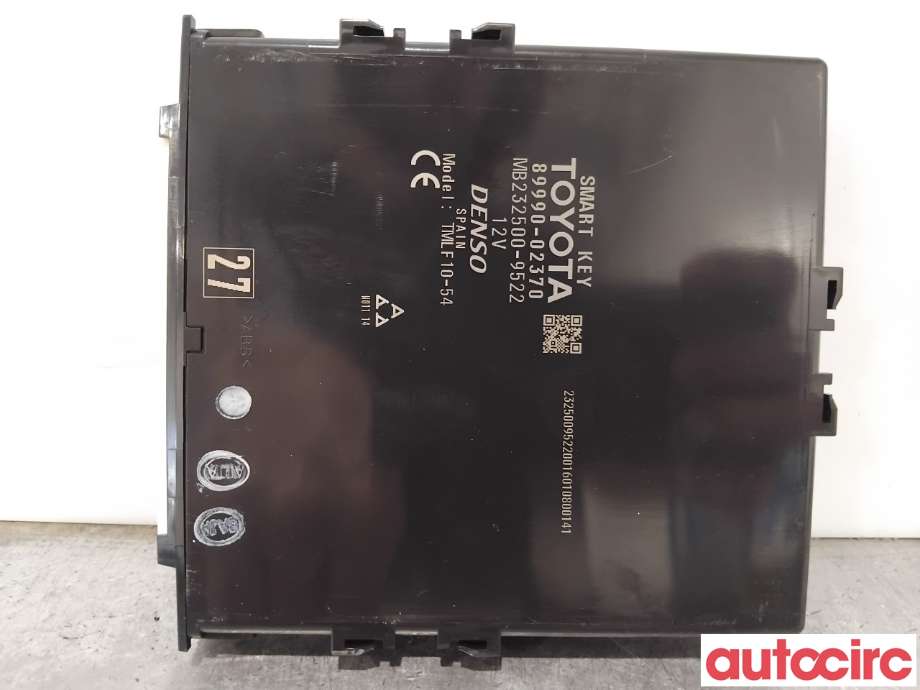 Styreenhet nøkkelfri/keyless til Toyota Auris, 2015-2019 (Type II, Fase 2)  (TOYOTA|8999002370)