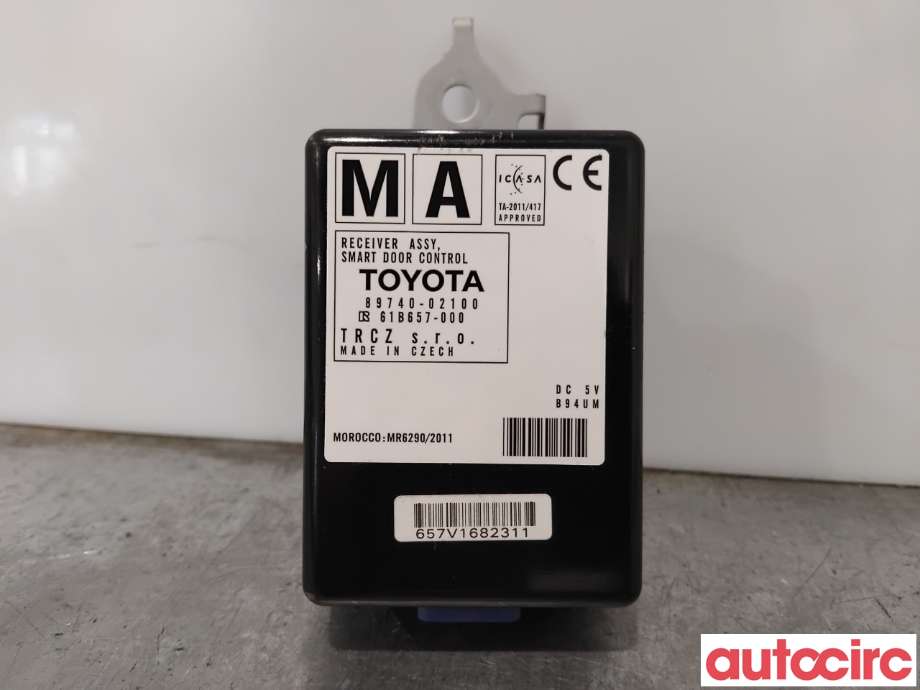 Styreenhet sentrallås til Toyota Auris, 2015-2019 (Type II, Fase 2)  (TOYOTA|8974002100)