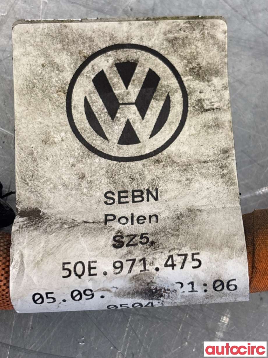 Kabel høy volt (HV) hybrid til VW e-Golf 2017-2020 (Fase 2)  (VOLKSWAGEN|5QE971475|)