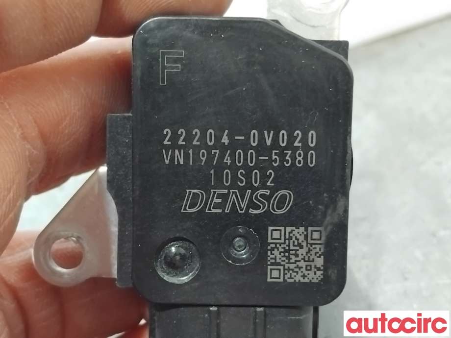 Luftmengde/luftmassemåler til Toyota Auris 2015-2019 (Type II, Fase 2)  (TOYOTA|222040V020|VN197400-5380|22204-0V020)