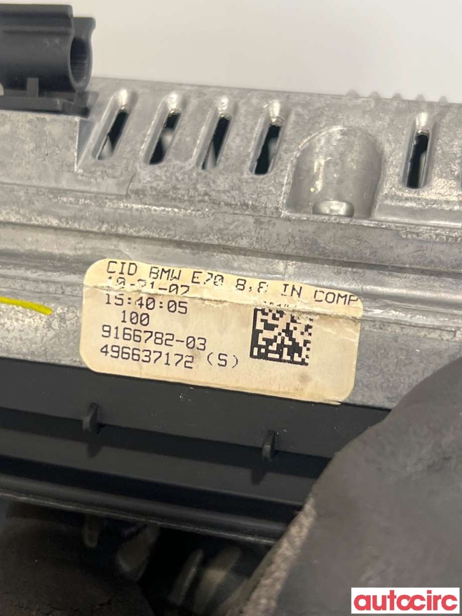 Multimedia display (MCU - Media Controller Unit) til BMW X5 2007-2013 (E70) (E70) (BMW|65509194063|)