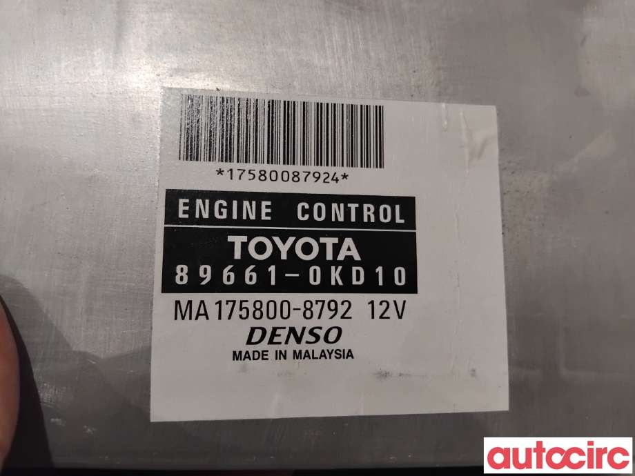 Styreenhet motor til Toyota Hilux 2006-2011 (TOYOTA|896610KD10|MA175800-8792|89661-0KD10)