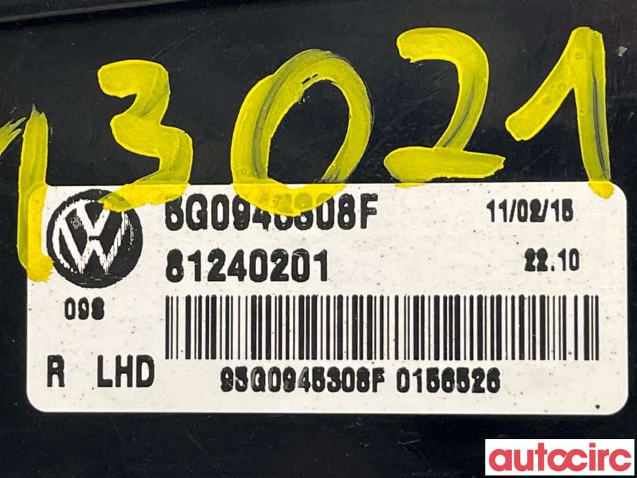 Baklykt høyre indre til VW e-Golf 2014-2017 (Fase 1)  (VOLKSWAGEN|5G0945308F)