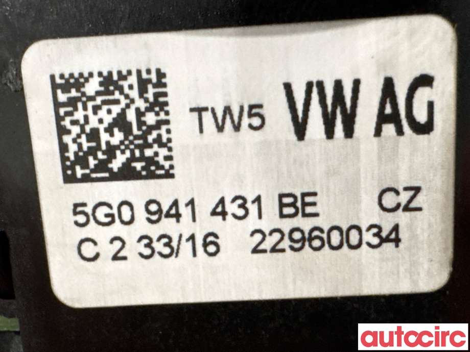 Bryter lys til VW e-Golf 2014-2017 (Fase 1)  (VOLKSWAGEN|5G0941431BE|22960034)