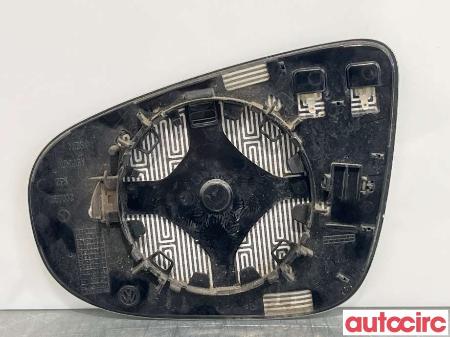 Speilglass høyre til VW Golf VI 2008-2012  (VOLKSWAGEN|5K0857522)