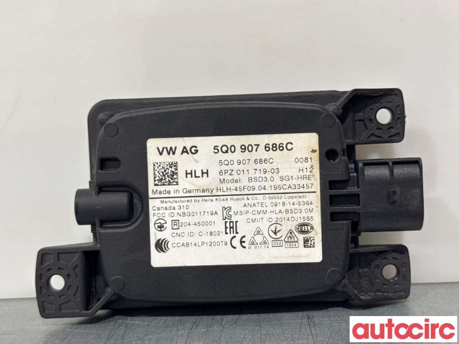 Sensor radar til VW e-Golf 2017-2020 (Fase 2) (VOLKSWAGEN|5Q0907686C|6PZ011719-03)