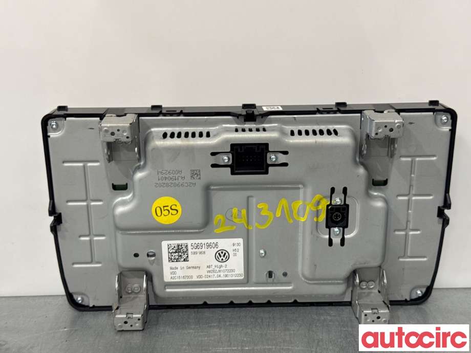 Instrument kjørecomputer til VW e-Golf 2017-2020 (Fase 2) (VOLKSWAGEN|5G6919606C|A2C15167300|5G6919606)