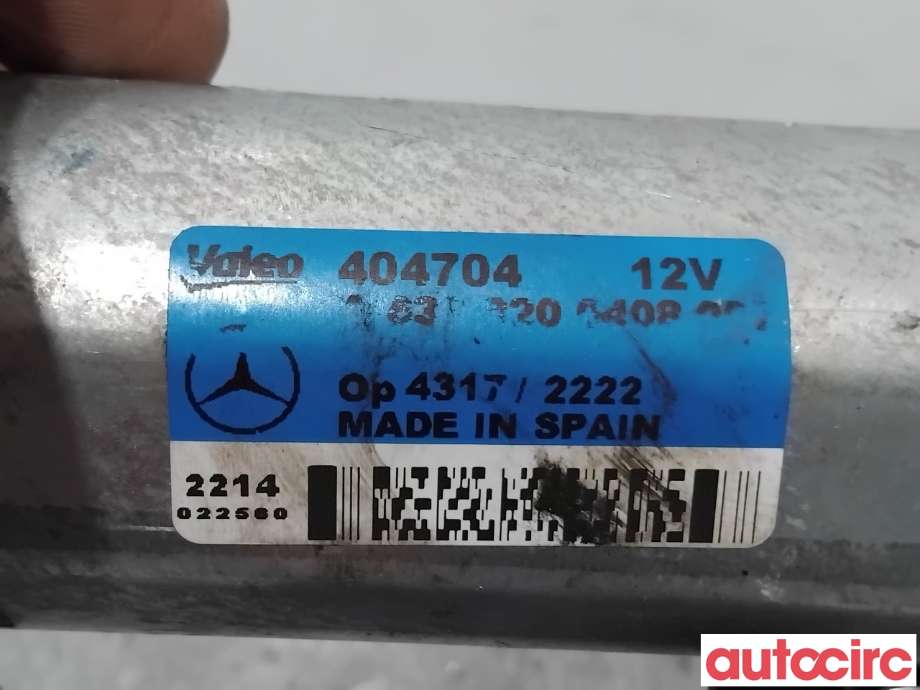 Viskermotor bakrute til Mercedes Vito/Viano 2010-2014 (Fase 2) (W639) (W639) (MERCEDES|A6398200408|404704|)