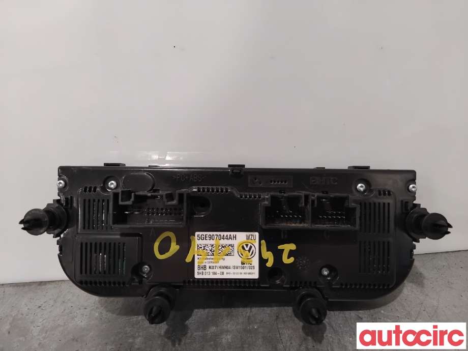 Varmeapparat betjening til VW e-Golf 2014-2017 (Fase 1)  (VOLKSWAGEN|5GE907044AH|5HB013104-08|5GE907044AP)