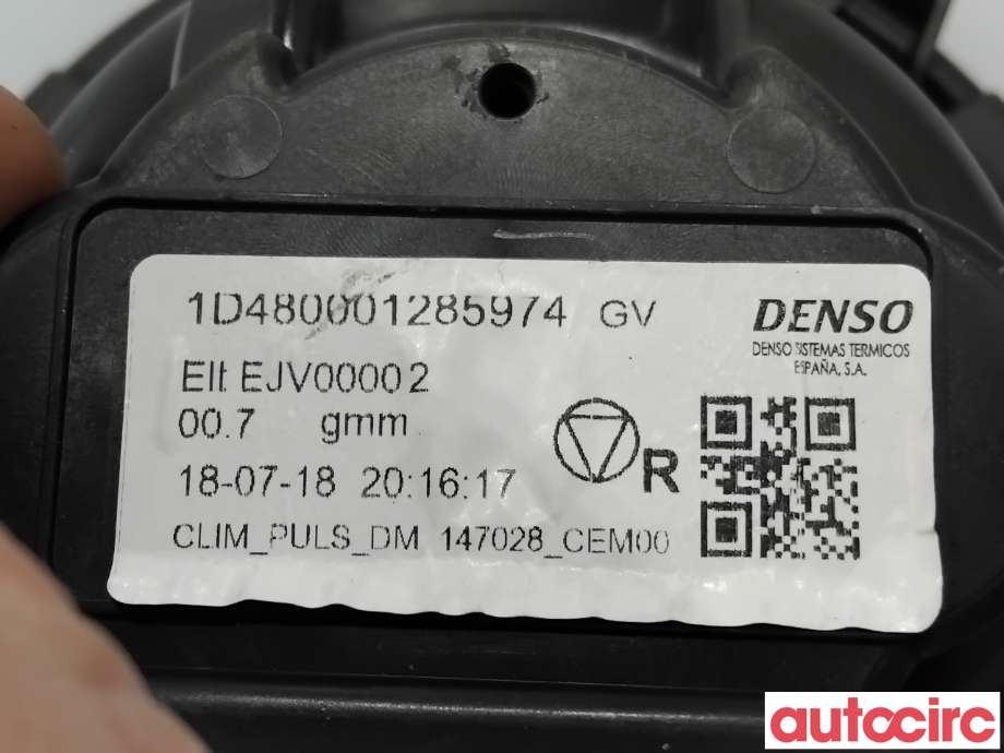 Varmeapparat motor til Citroën Jumpy 2016-->> (Type III)  (CITROEN|1617062780|EJV00002|9849717080)