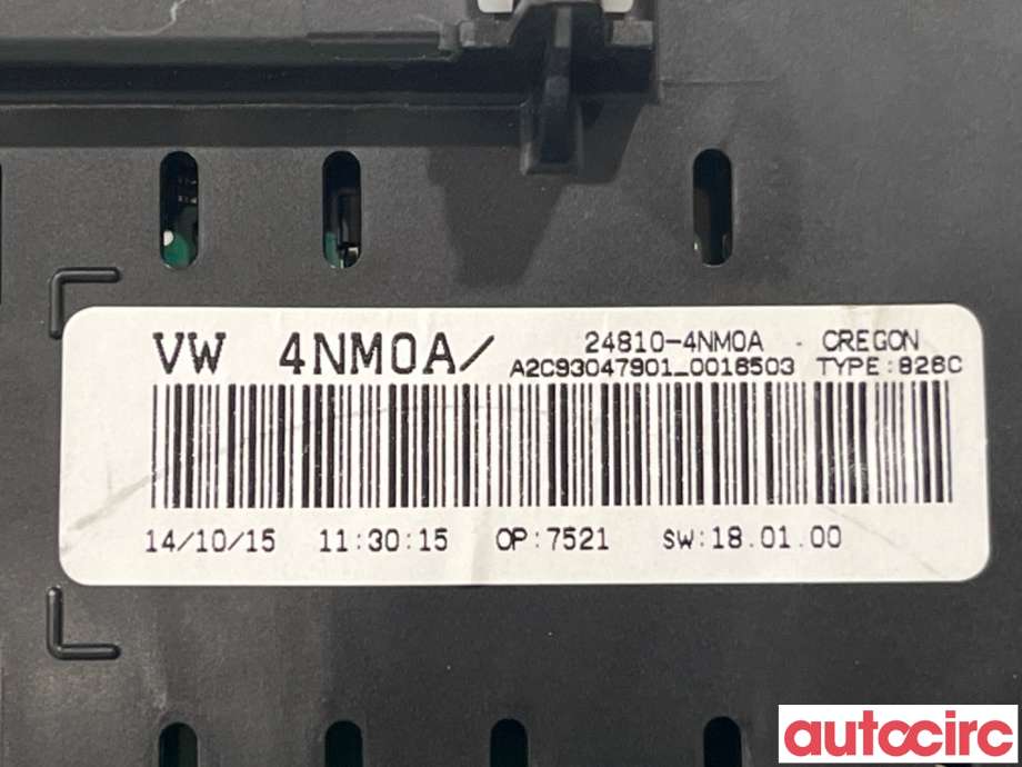 Instrumentpanel til Nissan Leaf 2011-2017 (Type I)  (NISSAN|248104NM1A||248104NM0A)