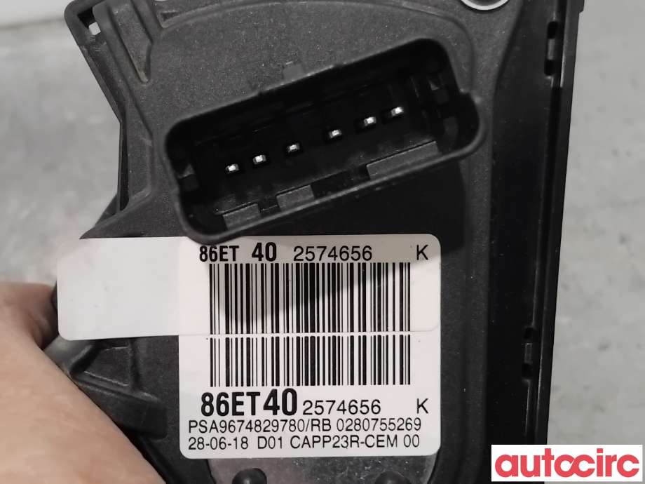 Pedal gass til Citroën Jumpy 2016-->> (Type III) (CITROEN|9836042280|0280755269|9674829780)