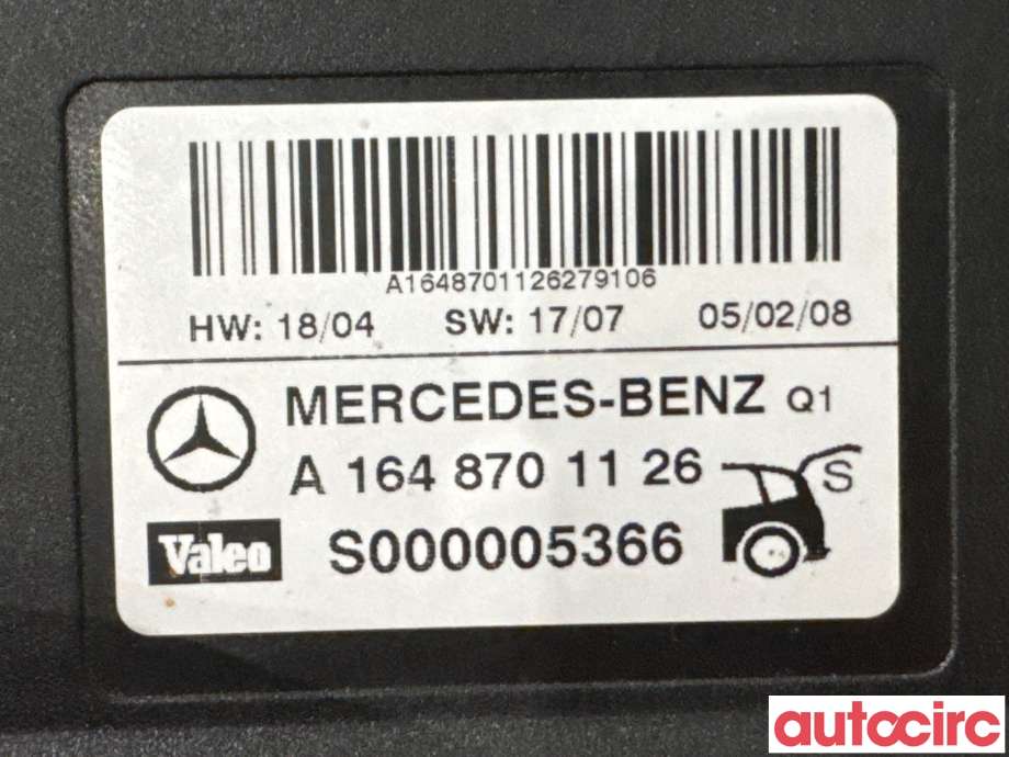 Styreenhet elektrisk bakluke til Mercedes GL 2006-2012 (X164) (X164) (MERCEDES|A1648701126|S000005366)