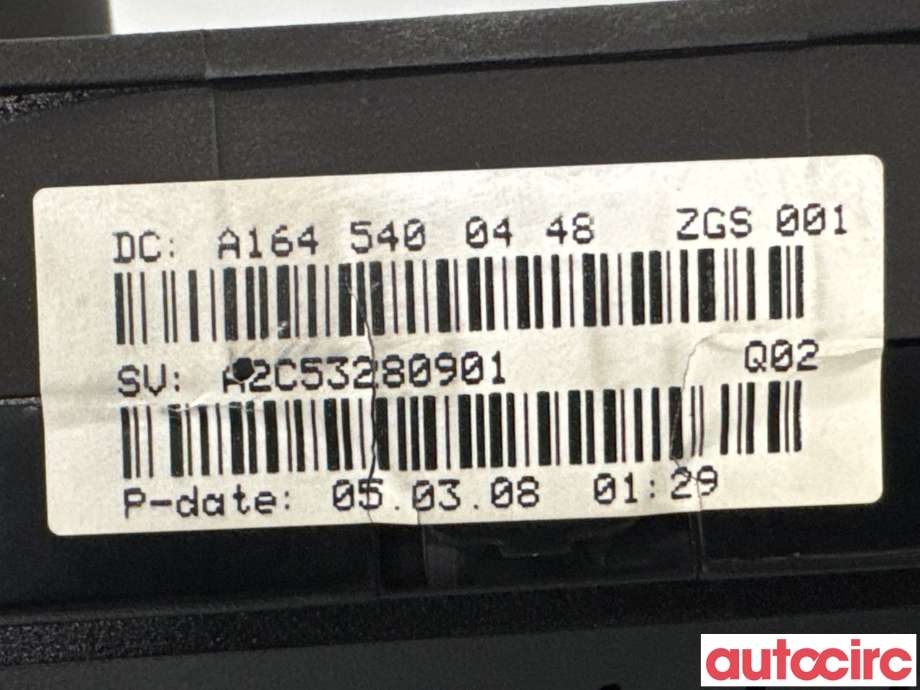 Instrumentpanel til Mercedes GL 2006-2012 (X164) (X164) (MERCEDES|A1645400448|A2C53280901|A2519006400)