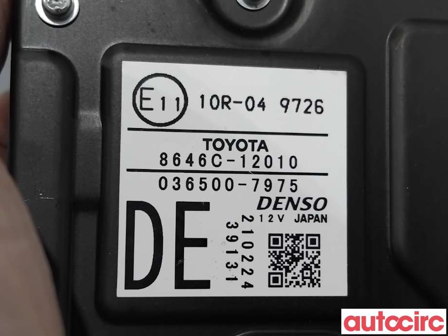 Sensor radar til Toyota Corolla 2019-->>  (TOYOTA|8646C12010|036500-7975|8646C-12010)