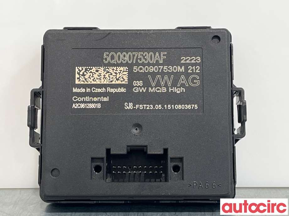 Styreenhet diverse til VW Passat, 2015-2019 (Fase 1) (B8) (B8) (VOLKSWAGEN|5Q0907530AF)