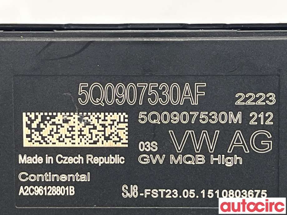 Styreenhet diverse til VW Passat 2015-2019 (Fase 1) (B8) (B8) (VOLKSWAGEN|5Q0907530AF|)