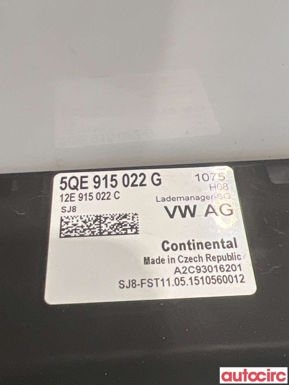 Styreenhet batteri til VW e-Golf 2014-2017 (Fase 1) (VOLKSWAGEN|5QE915022N||5QE915022G)