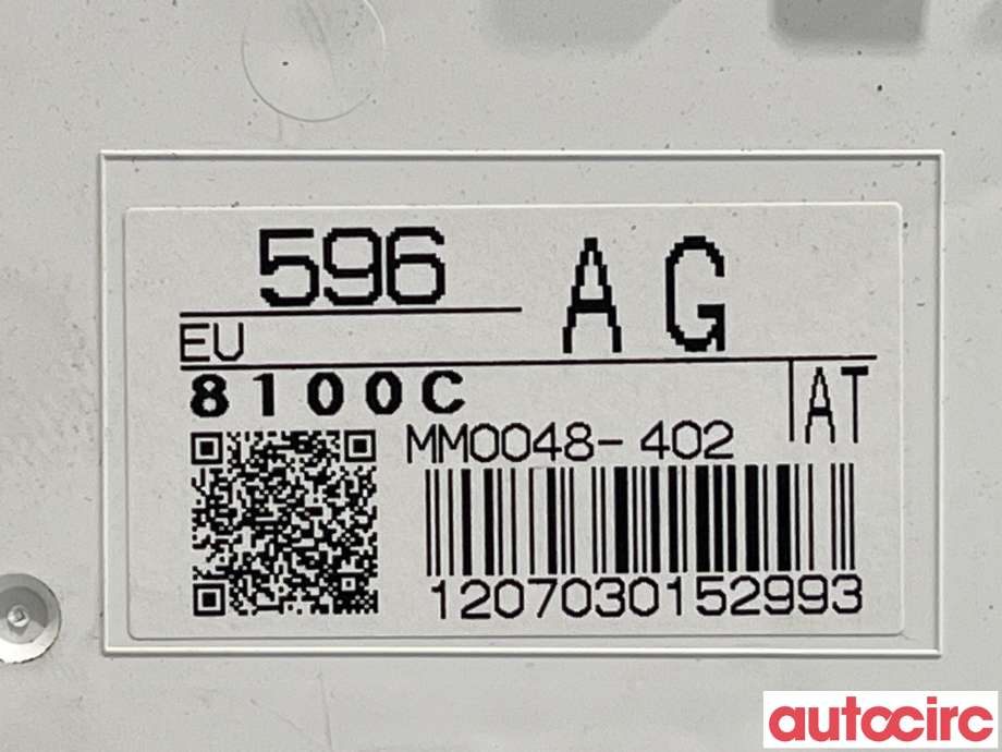 Instrumentpanel til Peugeot iOn 2011-2020 (PEUGEOT|1613239180|596AG8100C)