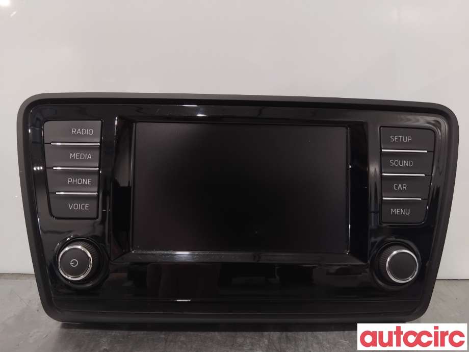 Multimedia display (MCU - Media Controller Unit) til Škoda Octavia 2013-2016 (Type III, Fase 1) (SKODA|5E0919605H|QW00007A)