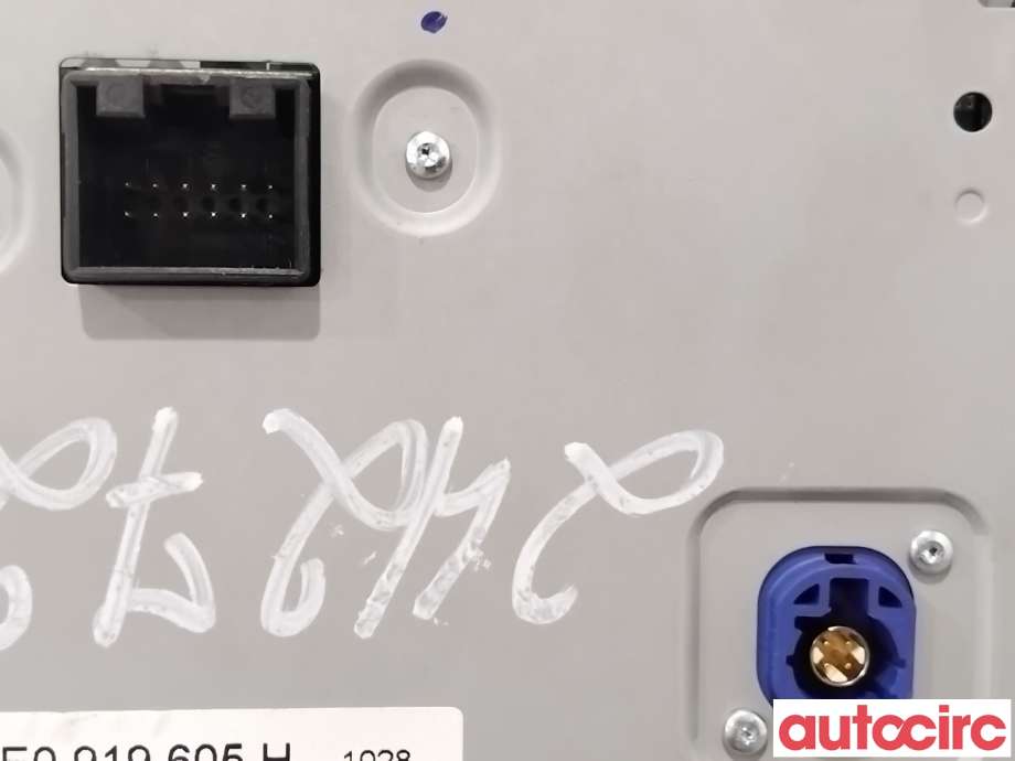 Multimedia display (MCU - Media Controller Unit) til Škoda Octavia 2013-2016 (Type III, Fase 1) (SKODA|5E0919605H|QW00007A)
