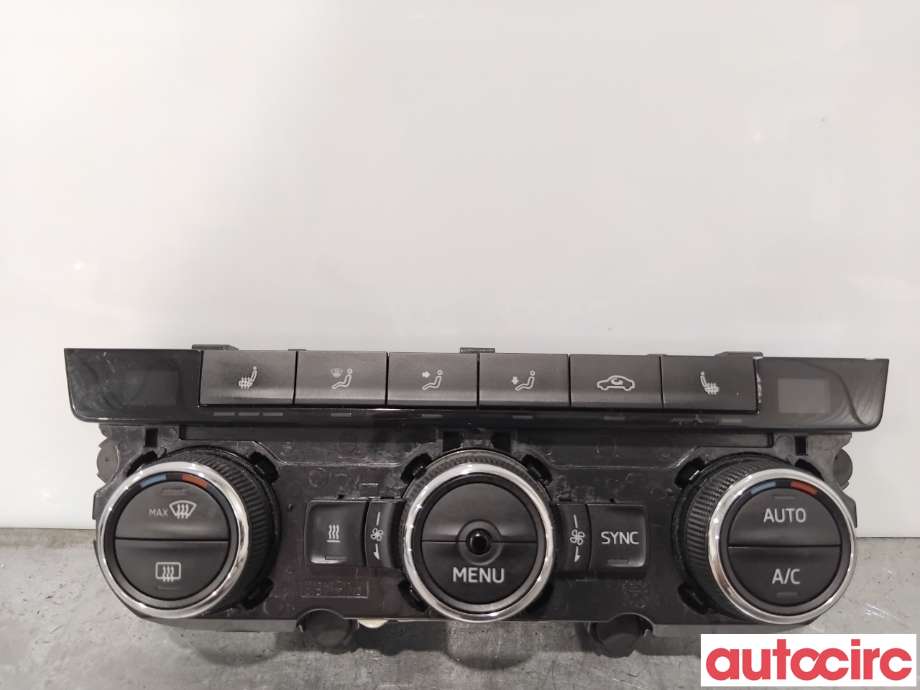 Varmeapparat betjening til Škoda Octavia 2013-2016 (Type III, Fase 1) (SKODA|5E0907044S|5HB011282-62|5E0907044AE)