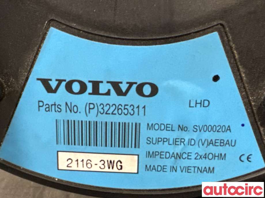 Bilstereo høyttaler til Volvo XC40 2018-2024  (VOLVO|32265311|SV00020A)