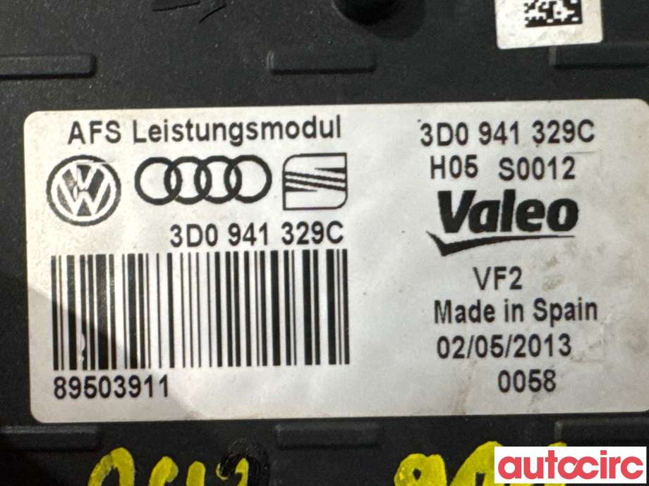 Styreenhet xenon/ballast til VW Passat 2011-2015 (B7) (B7) (VOLKSWAGEN|3D0941329A|89503911|3D0941329D)