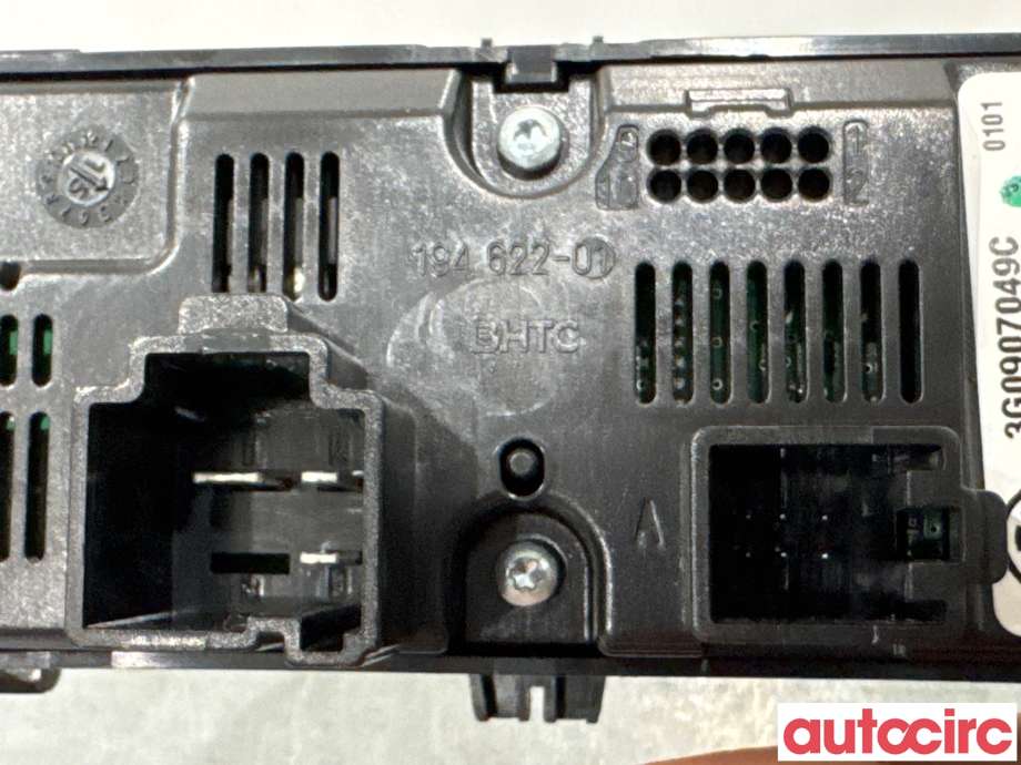 Varmeapparat betjening til VW Passat 2015-2019 (Fase 1) (B8) (B8) (VOLKSWAGEN|3G0907049E|5HB011870-29|3G0907049C)