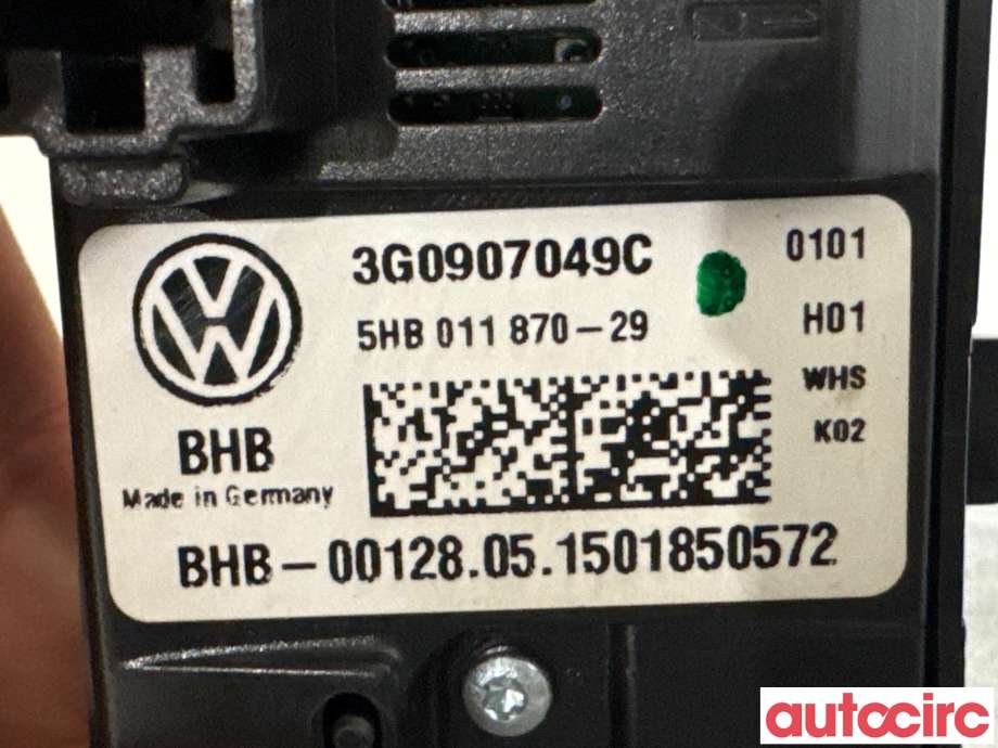 Varmeapparat betjening til VW Passat 2015-2019 (Fase 1) (B8) (B8) (VOLKSWAGEN|3G0907049E|5HB011870-29|3G0907049C)