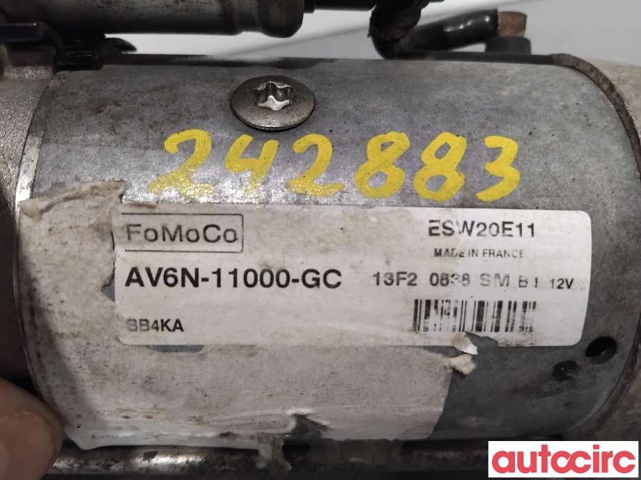 Starter diesel til Ford C-Max 2010-2015 (Type II, Fase 1)  (FORD|2033247|ESW20E11|2269109)