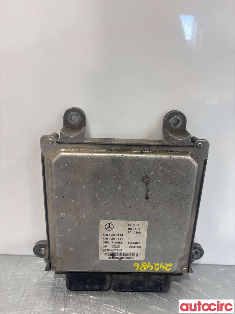 Styreenhet motor til Mercedes C-Klasse 2011-2014 (Fase 2) (W204) (W204) (MERCEDES|A6519007401|28381036)