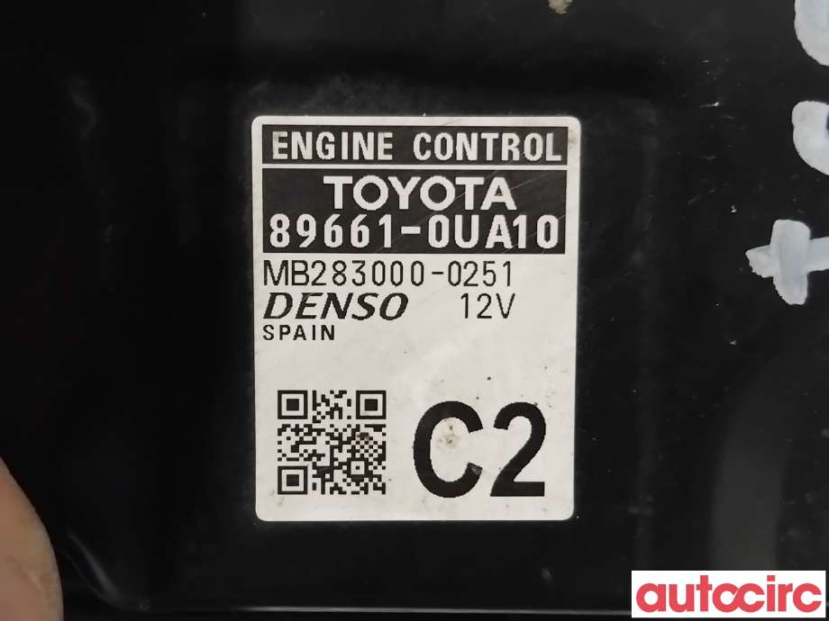 Styreenhet motor til Toyota Yaris Cross (SUV) 2021-->>  (TOYOTA|896610UA10|MB283000-0251|89661-0UA10)