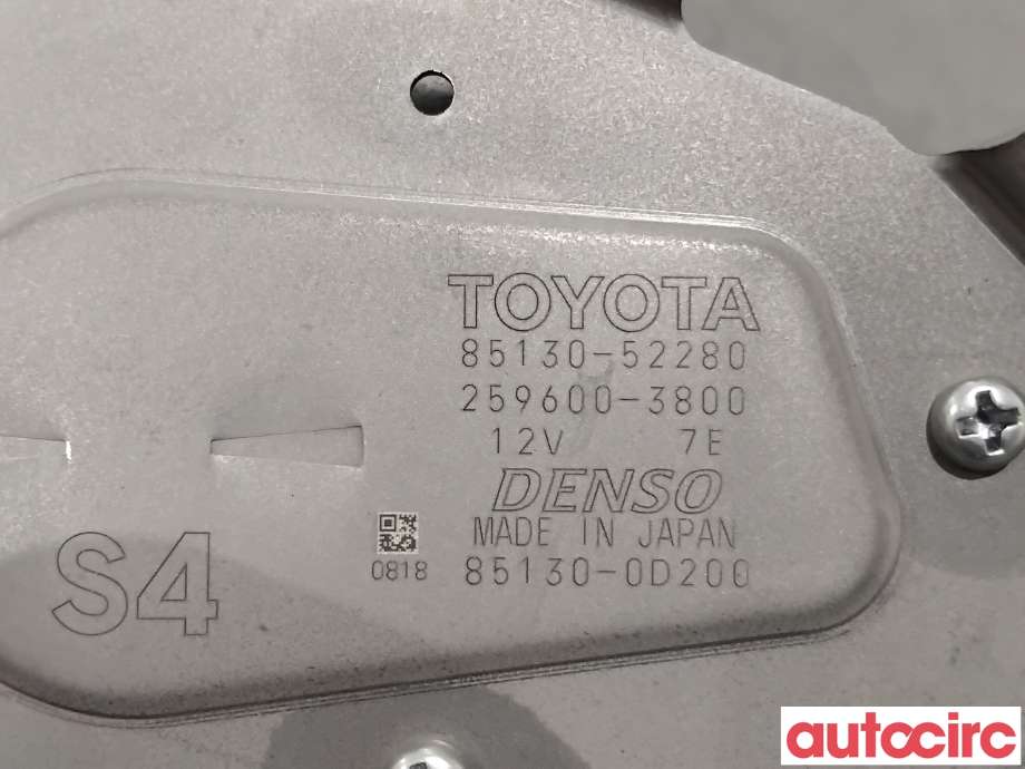 Viskermotor bakrute til Toyota Yaris Cross (SUV) 2021-->>  (TOYOTA|851300D200|259600-3800|85130-52280)