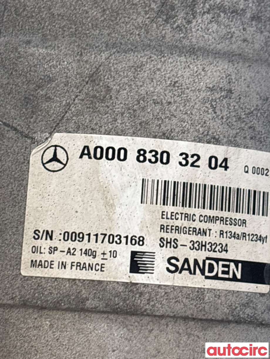 Aircondition kompressor til Mercedes EQV 2020-->> (W447) (W447) (MERCEDES|A0008303204|)