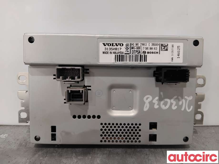 Multimedia display (MCU - Media Controller Unit) til Volvo V40 2012-2019  (VOLVO|36001984|7505800013|31357109)