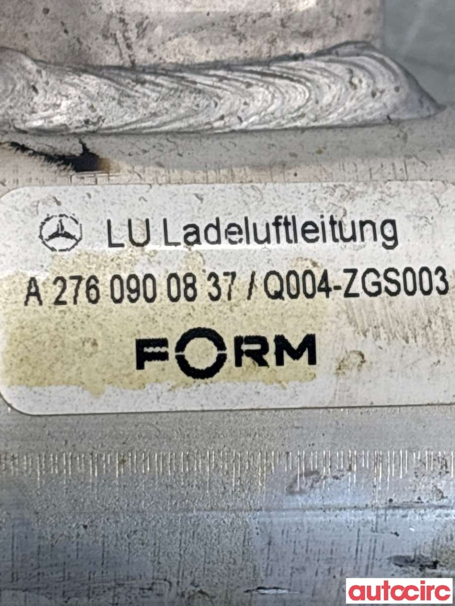 Turbo rør til Mercedes GLE 2015-2018 (Fase 2) (W166) (W166) (MERCEDES|A2760900837|)