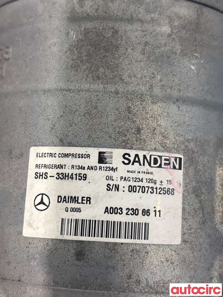 Aircondition kompressor til Mercedes GLE 2015-2018 (Fase 2) (W166) (W166) (MERCEDES|A0032306611|)